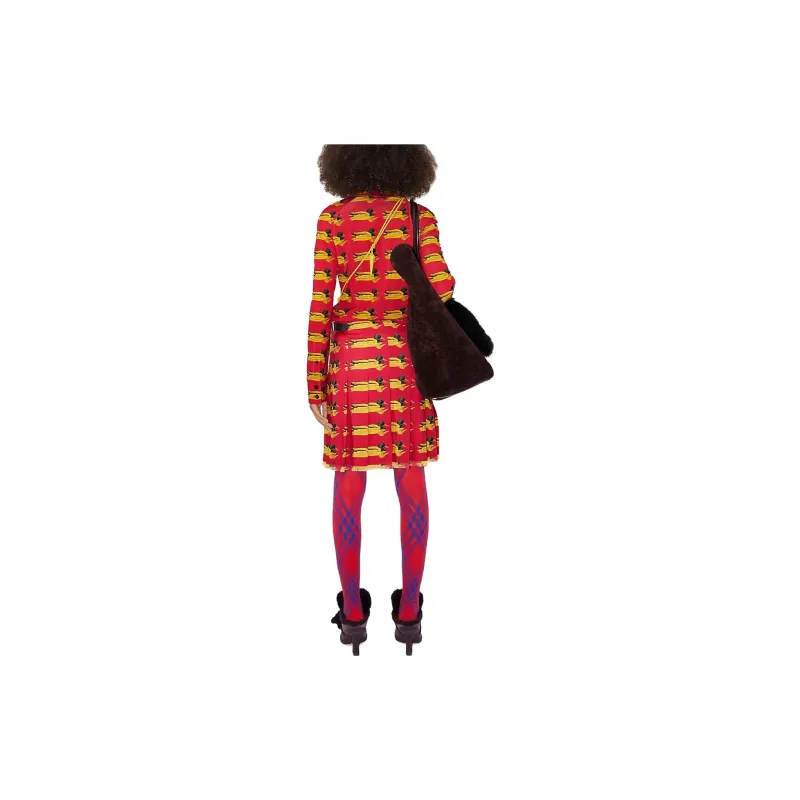 Burberry Duck print Wool Miniskirt-2