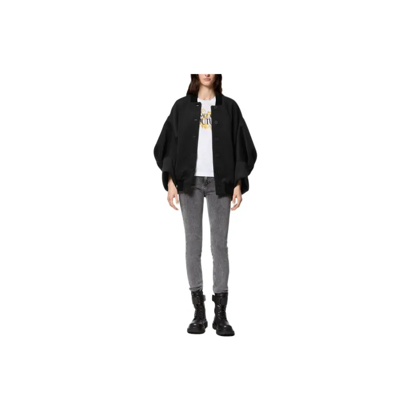 VERSACE Jackets Coats Women's Black-1