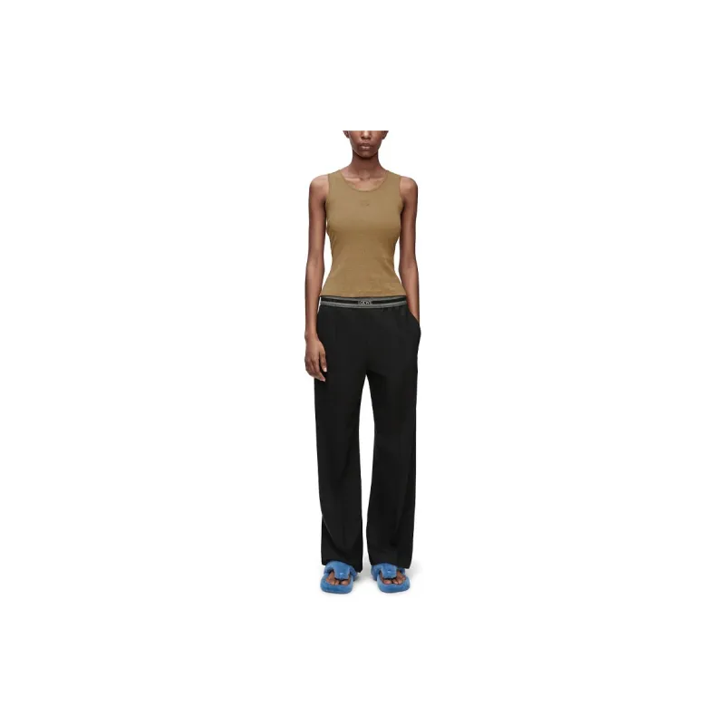 LOEWE Anagram Tank Top In Cotton Taos Taupe-1