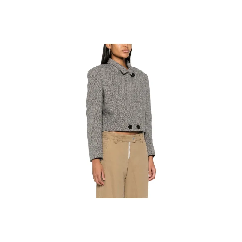 ISABEL MARANT ETOILE Cassidy Short Coat-3