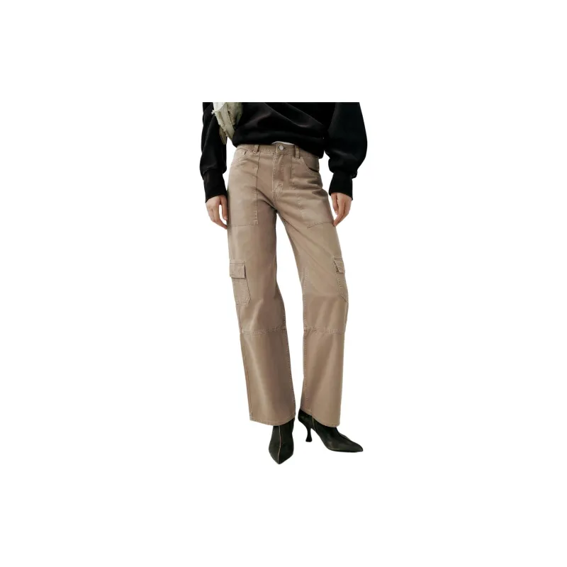 ZARA Casual Pants Women's Light Brown-2