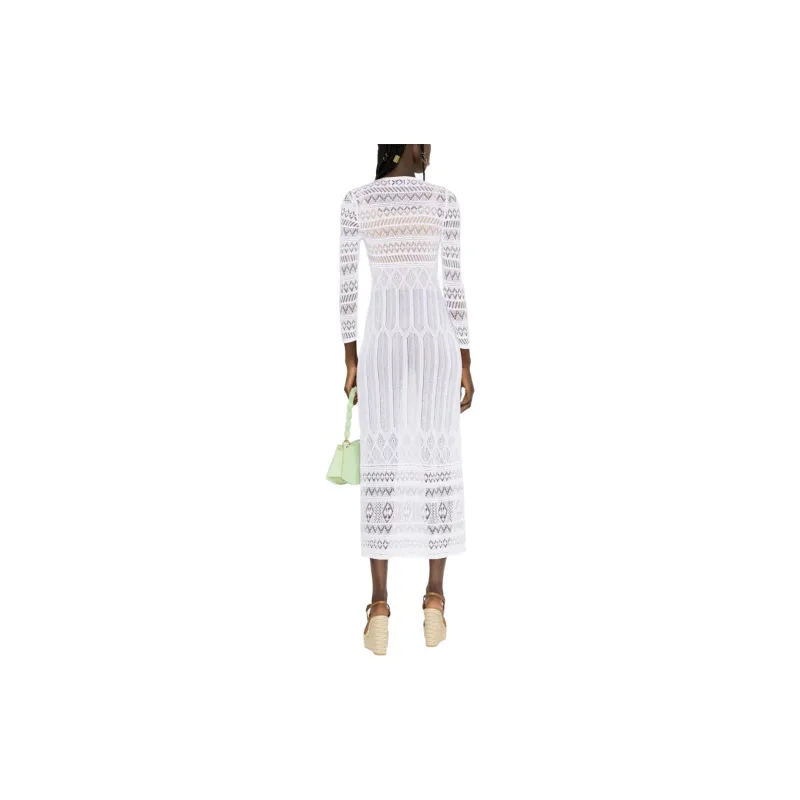 ISABEL MARANT Long-Sleeved Dresses Women's White-2