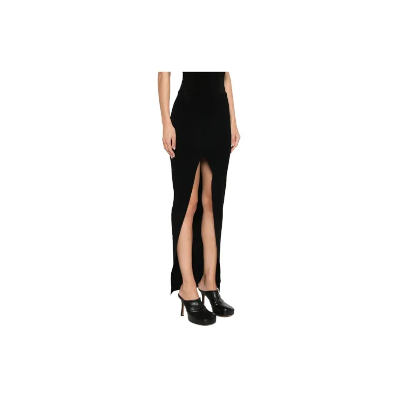 RICK OWENS Knit Skirt Black-3