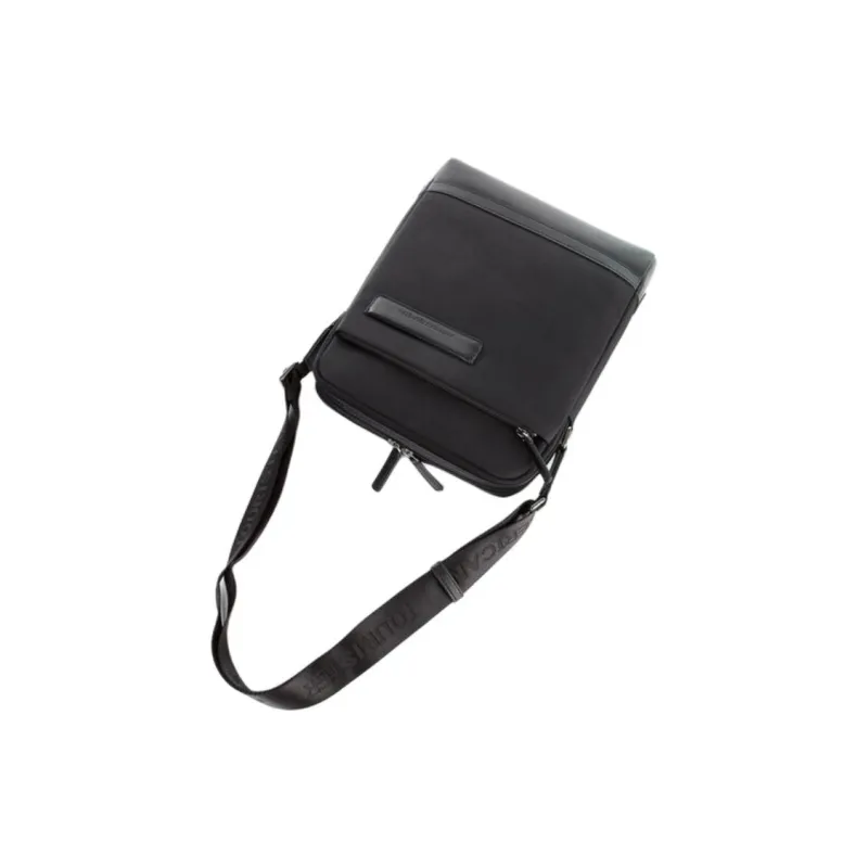 AMERICAN TOURISTER Nylon Shoulder Bag, Crossbody Bag Unisex Black-5