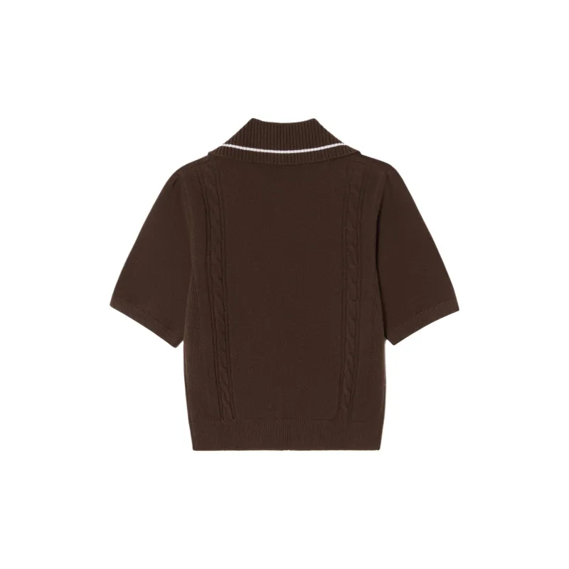 LACOSTE Sweaters Women's Brown-1
