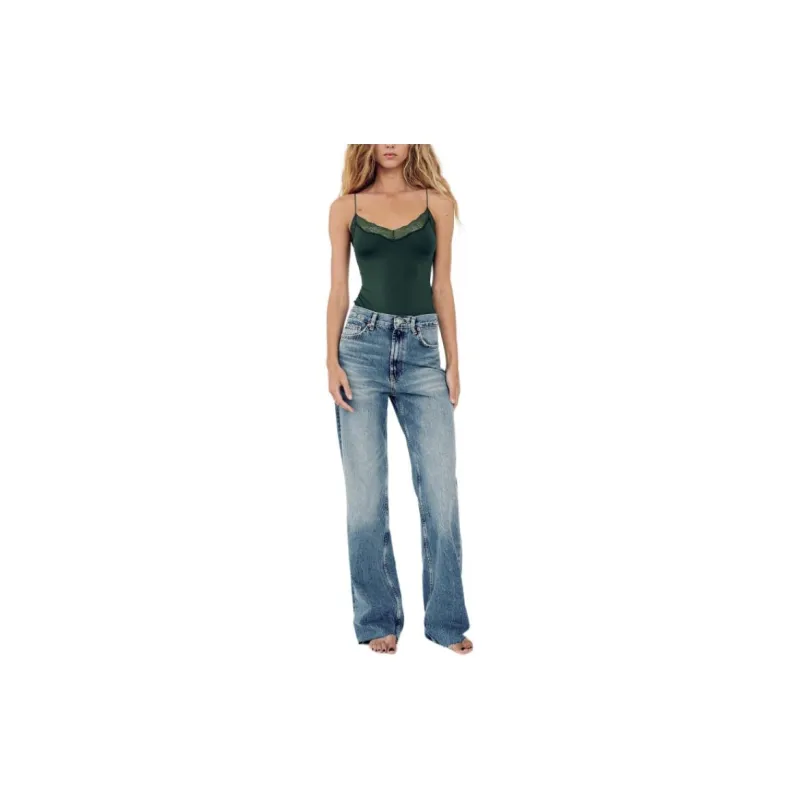 ZARA Bodysuits Women's Green-2