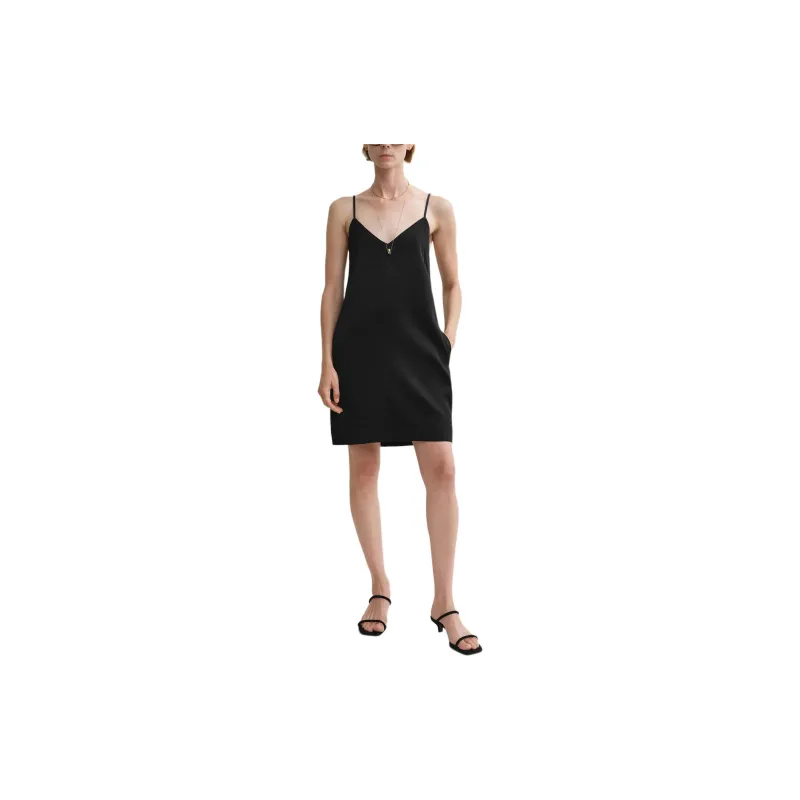 TOTEME PF24 Slip Dresses Women's Black-1