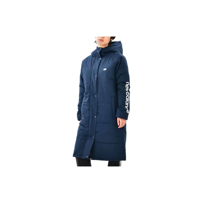 New Balance Puffer Jacket Women's Blue-2