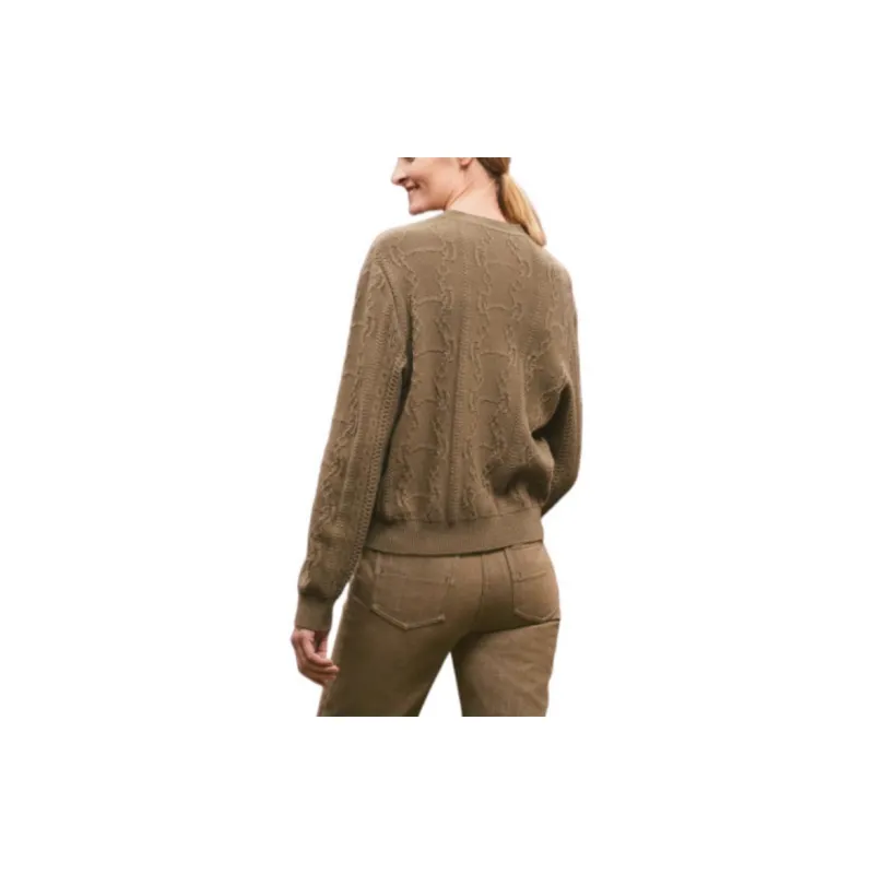 HERMES Cashmere Sweaters Women's Gobi Green-2