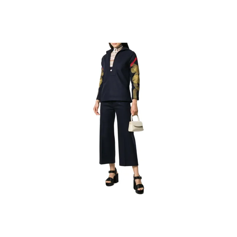 Patou High Waist Wide Leg Trousers-1