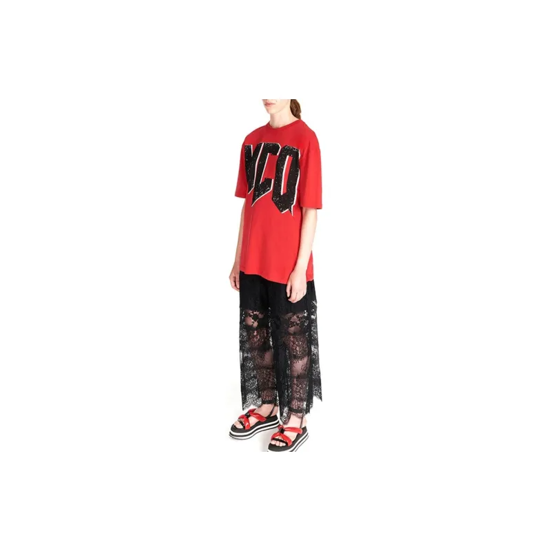 McQ Alexander McQueen T Shirt Women's Red-5