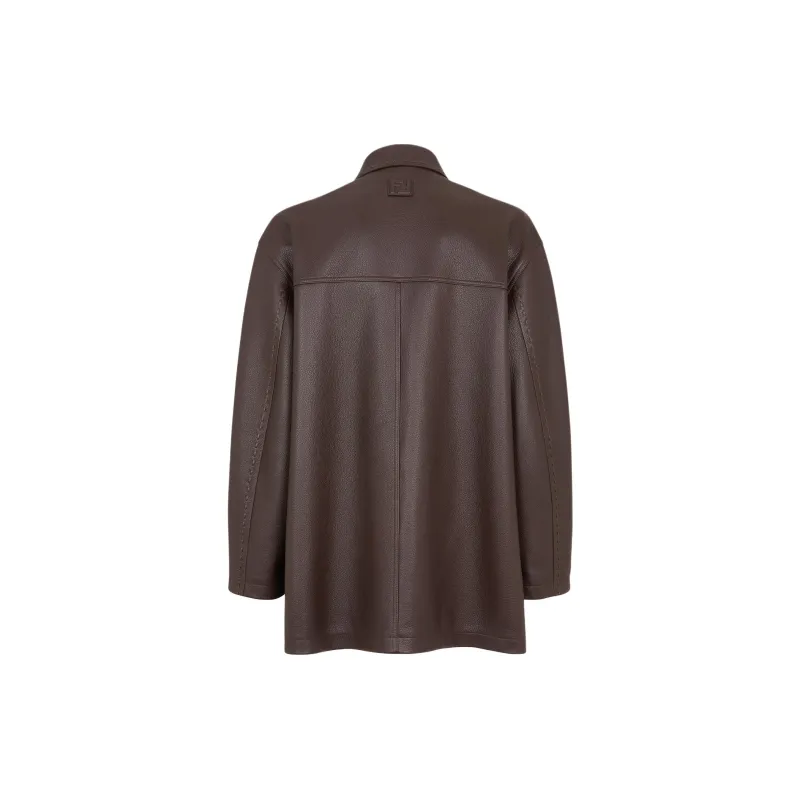 FENDI Collared Button Up Jacket-1