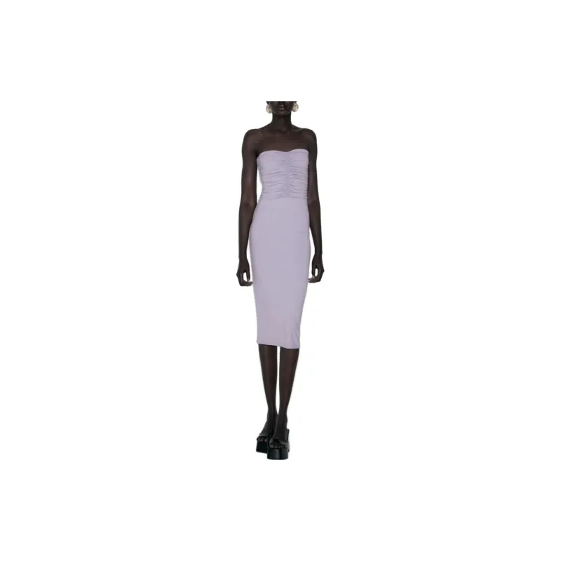 ZARA Sleeveless Dress Women's Light Purple-2