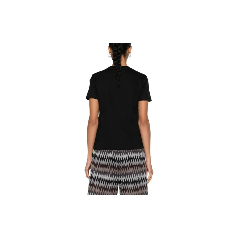 Lanvin Logo Embellished Crewneck T Shirt-3
