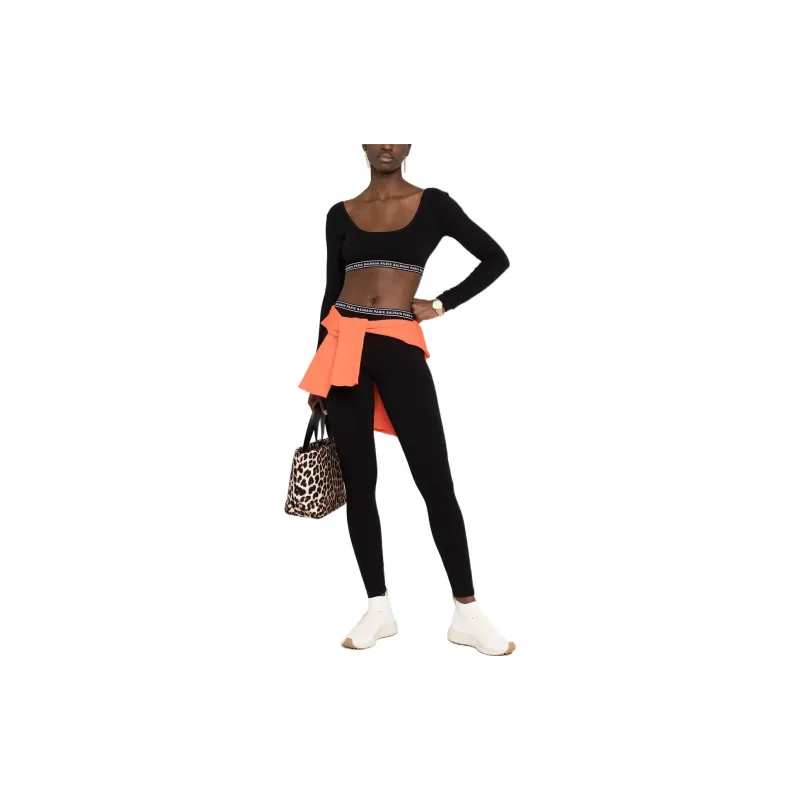 BALMAIN Crop Tops Women's Black-1