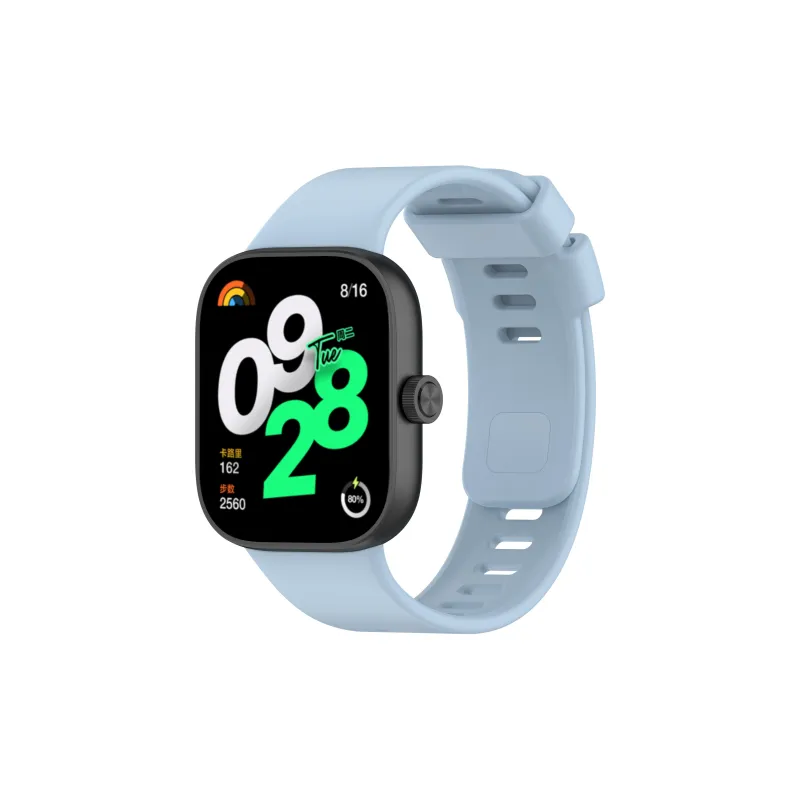 FZRT Xiaomi Red Beige Compatibility Watch Band Quick Release Silicone One Piece Strap Silicone Material-10
