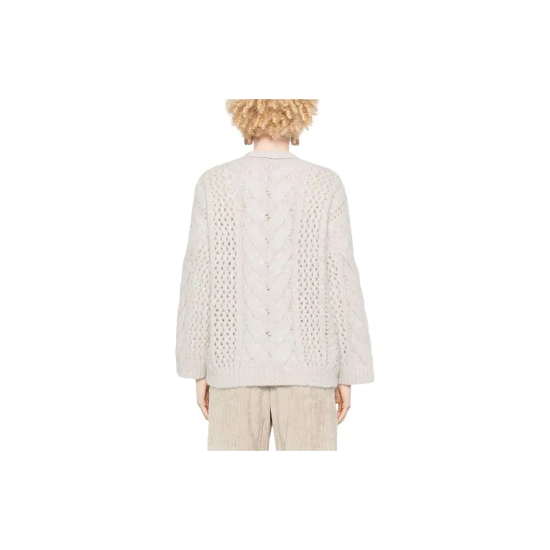 Brunello Cucinelli Chunky Knit Crewneck Jumper-2