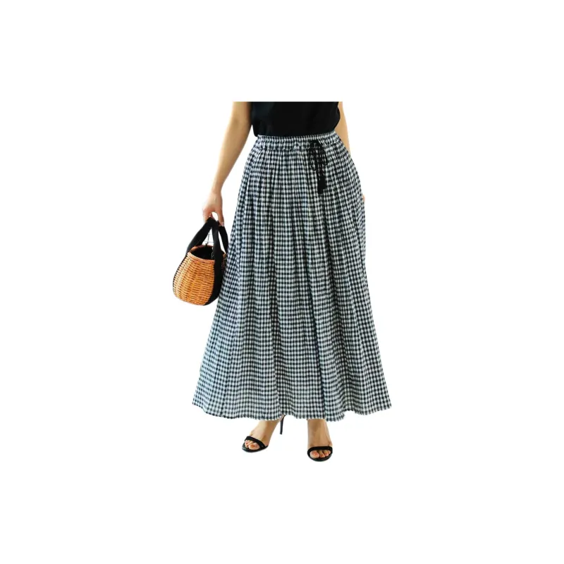 Beams Casual Long Skirt Women's-13
