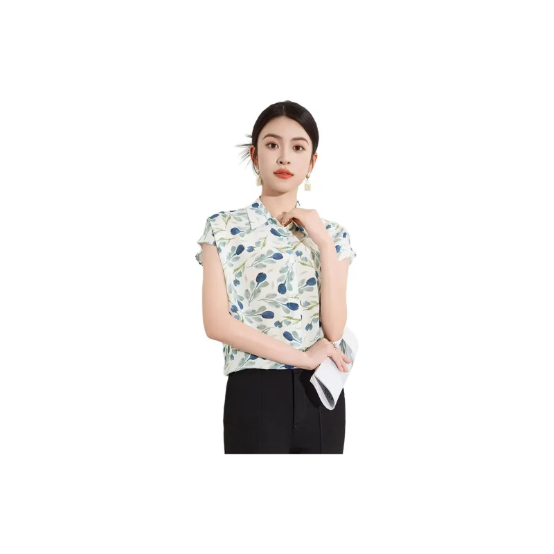 Yi Mengyuan Silk Shirt Women's Image Color-1