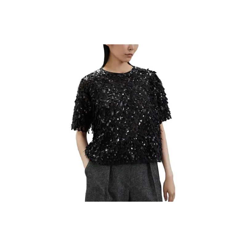 Brunello Cucinelli T Shirts Women's Black-2