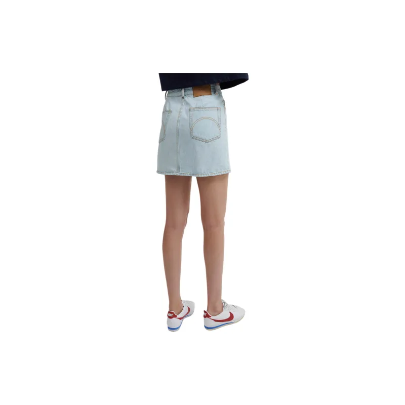 Blaze Milano SS24 Denim Short Skirts Women's Blue-4