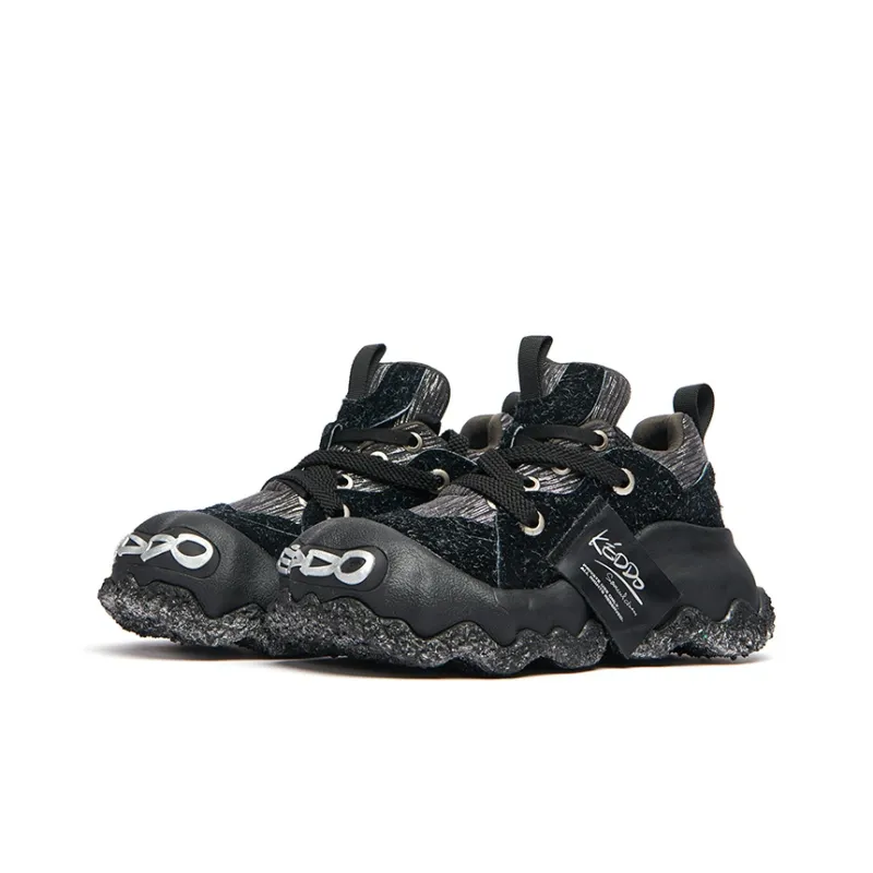 KEDDO Paint Is Not Dry Height Increasing Low-Top Chunky Sneakers Unisex-2