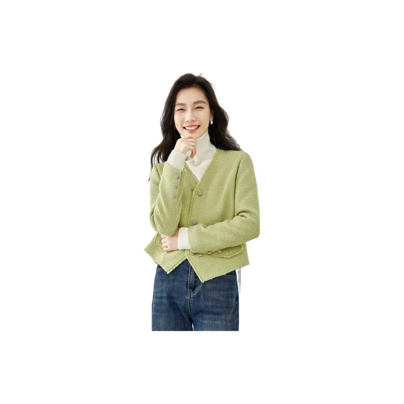 VIMLY Cropped Coats Women's-1