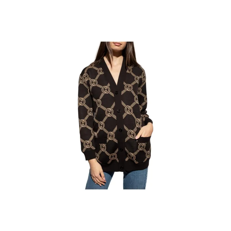 GUCCI Reversible Interlocking G Cardigan-1