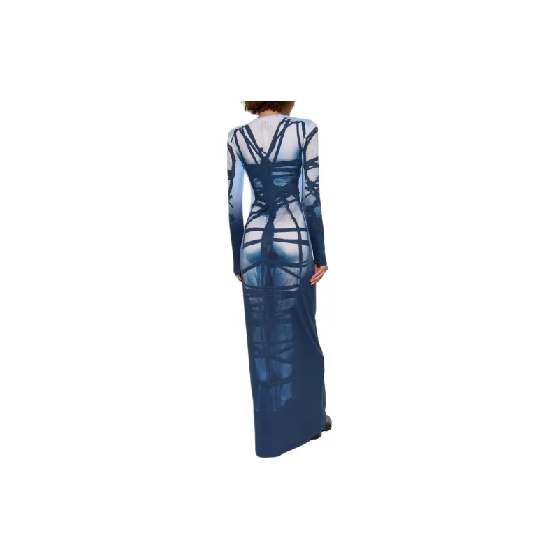 Y/Project Graphic print Maxi Dress-2