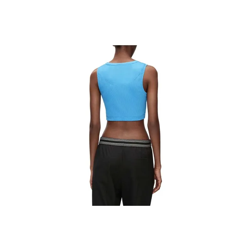 LOEWE Tank Tops Women's Medium Turquoise-1