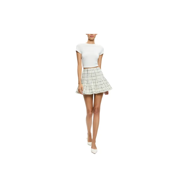 ALICE+OLIVIA Zona Mini Skirt-1