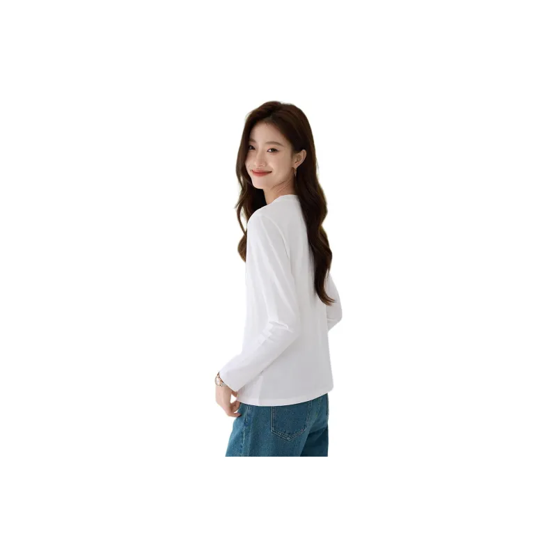 Mo Han Yi Mei T Shirt Women's Ecru-2