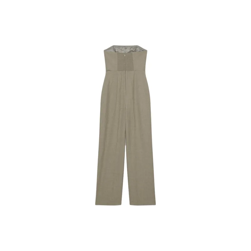 ARITZIA Wilfred Endless Jumpsuit Jumpsuit Women's Heather Nomad Taupe/Stone Nomad Gray Umber-1