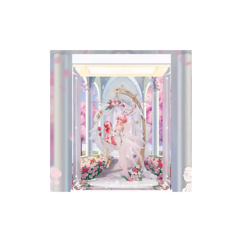 MIHOYO Yae Sakura Dreamy Fantasy Figure Display Case Model Accessories-1