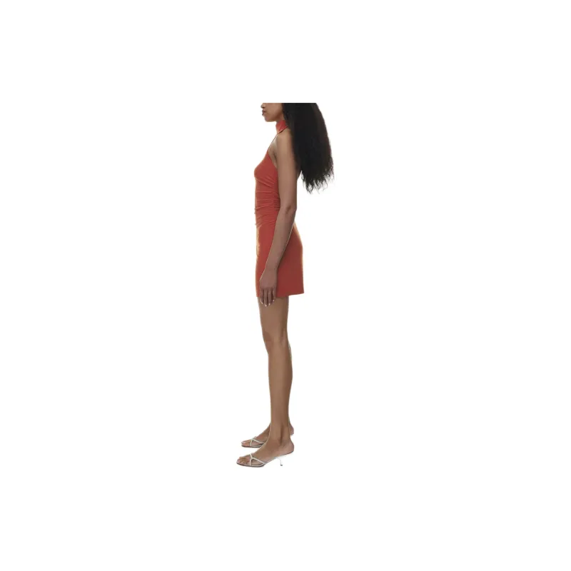 ARITZIA Wilfred Remedy Mini Dress Slip Dresses Women's Barberry Red/Fuzhou Flower Red-4