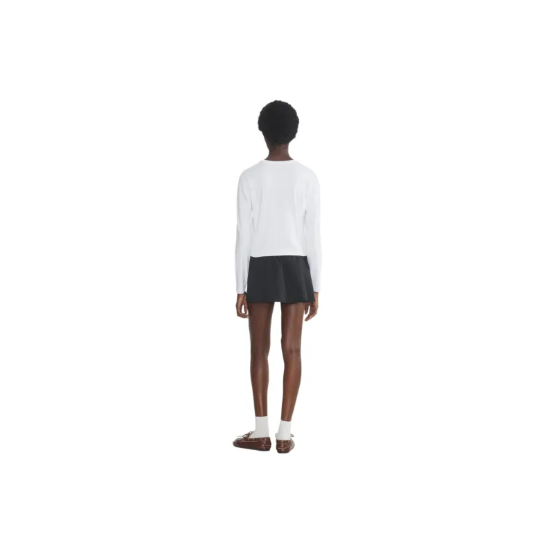 ARITZIA FW24 Sunday Best Boba Skirt Casual Short Skirts Women's BLACK/Black-2