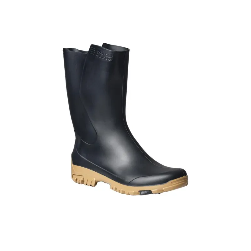 DECATHLON WELLIES 100 Waterproof And Wear resistant Rain Boots Women's Black Brown-1