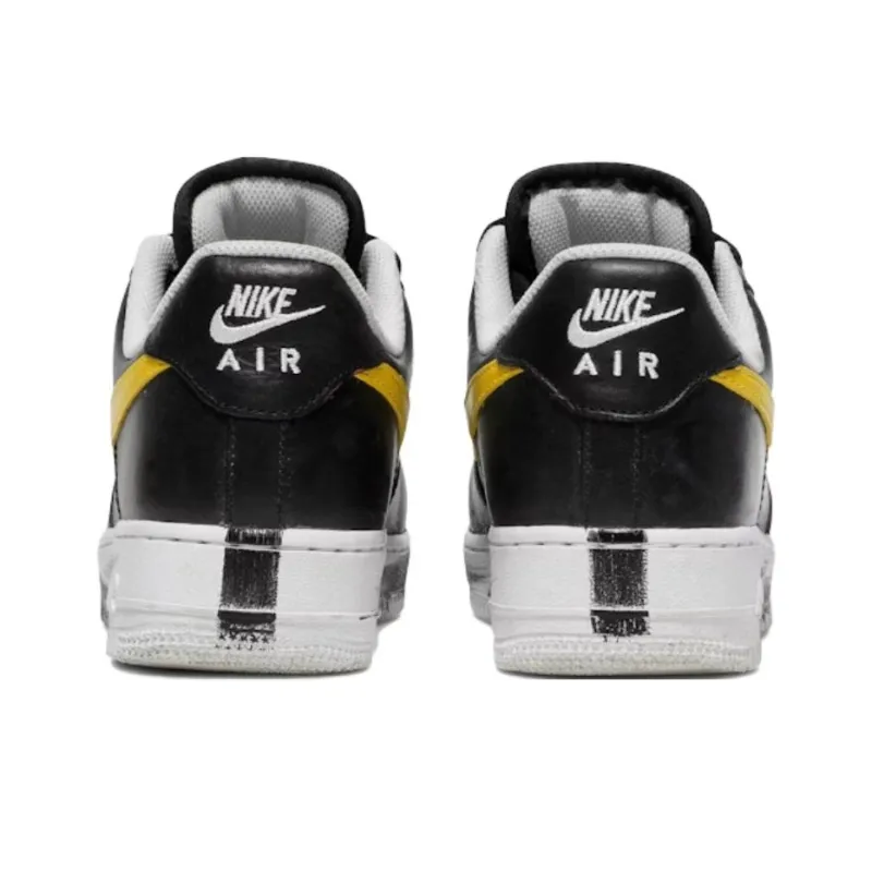 PEACEMINUSONE x Nike Air Force 1 Slip Resistant Coverage Low Top Skateboard Shoes Unisex Black-2