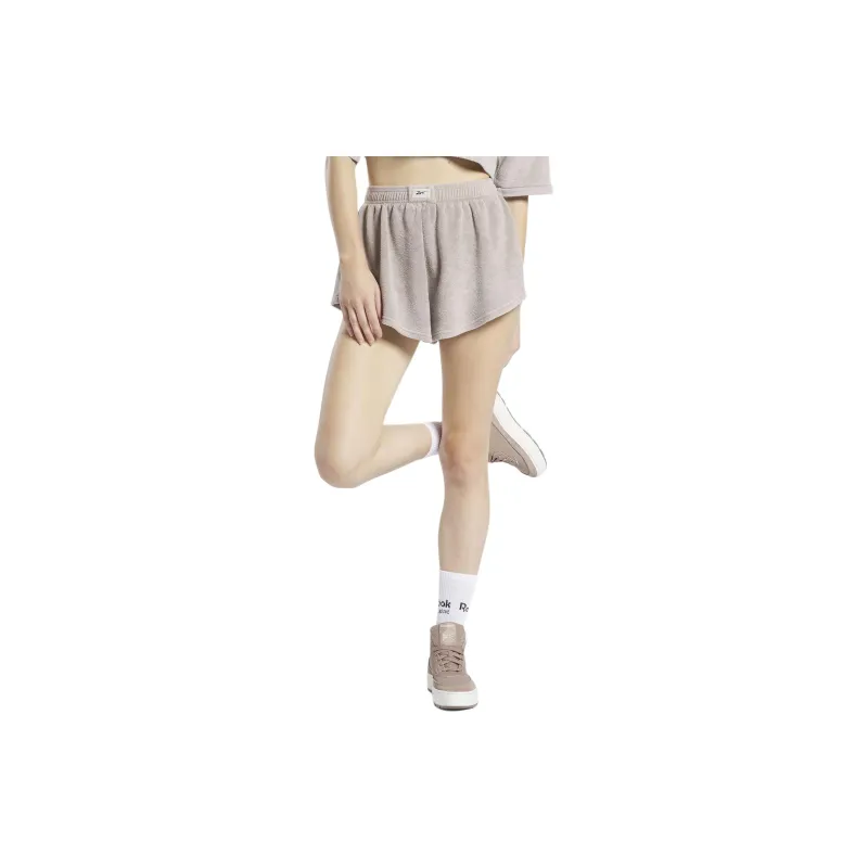 Reebok Classics Natural Dye Towel Sports Shorts Women's Taupe-1