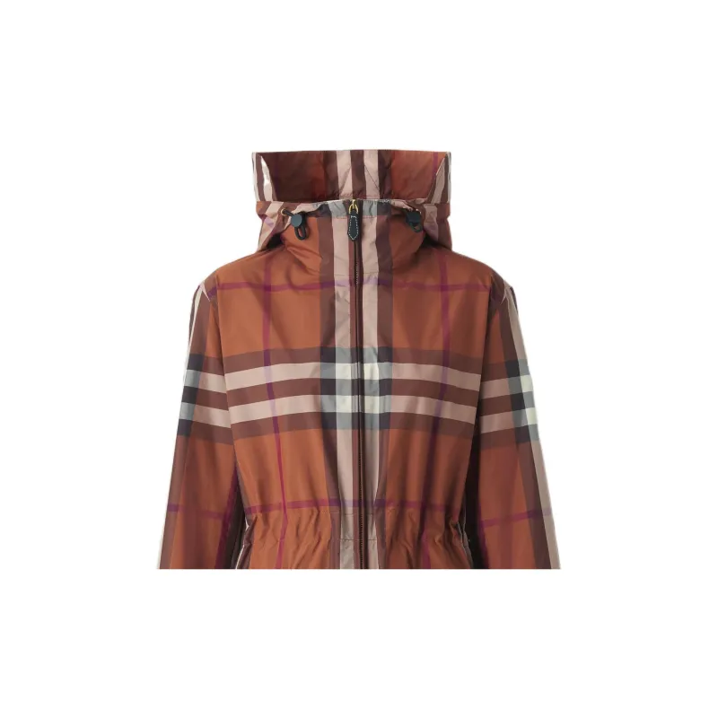 Burberry Check pattern Lightweight Parka Jacket-4