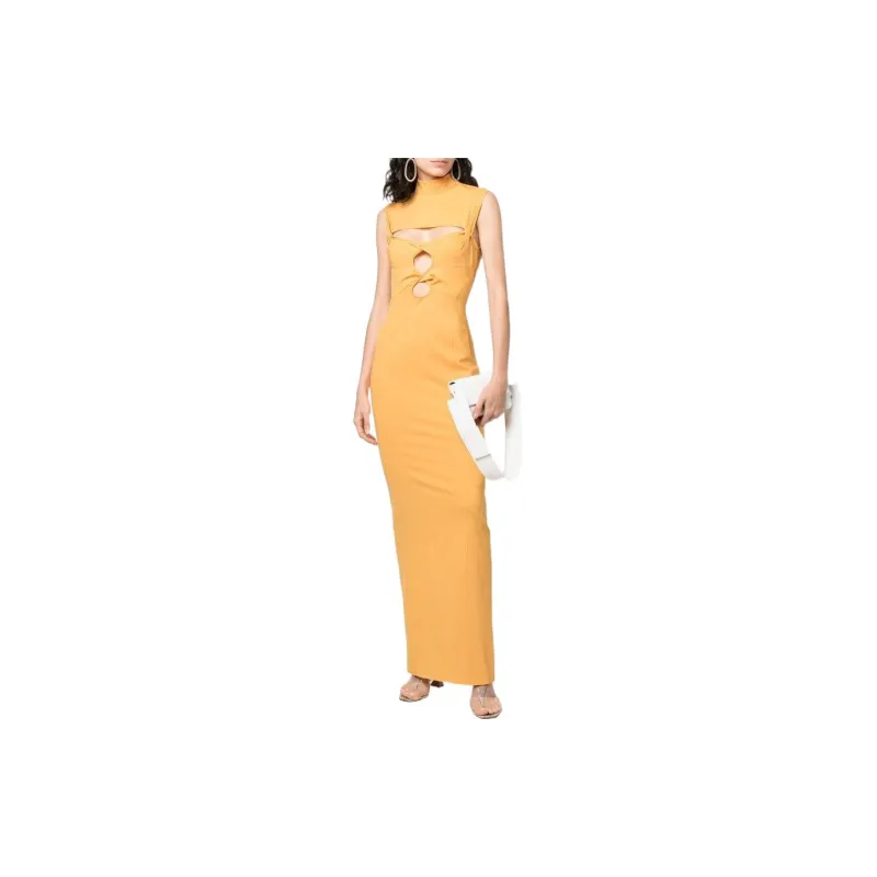 Jacquemus Sleeveless Dresses Women's Yellow-1
