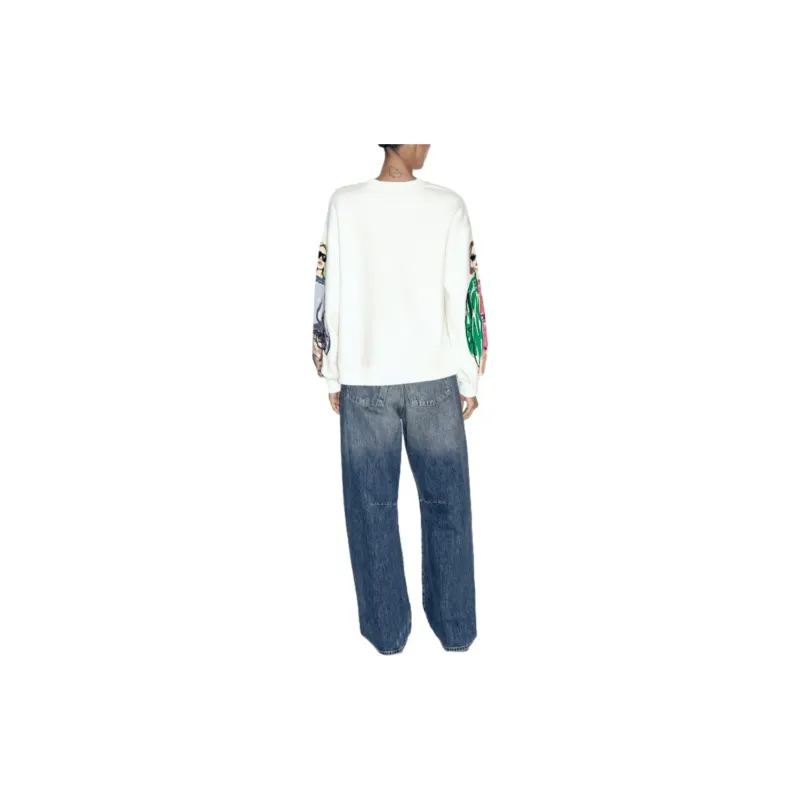 ZARA Sweatshirts Women's Beige-3