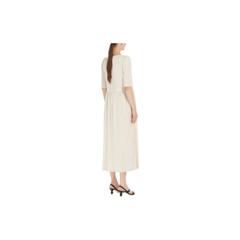 WEEKEND MaxMara Long Sleeved Dresses Women's White-3