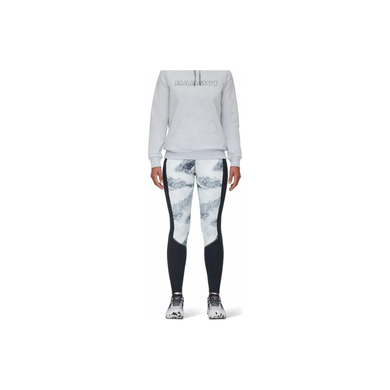MAMMUT Massone AOP Athletic Trousers Women's Black White-2
