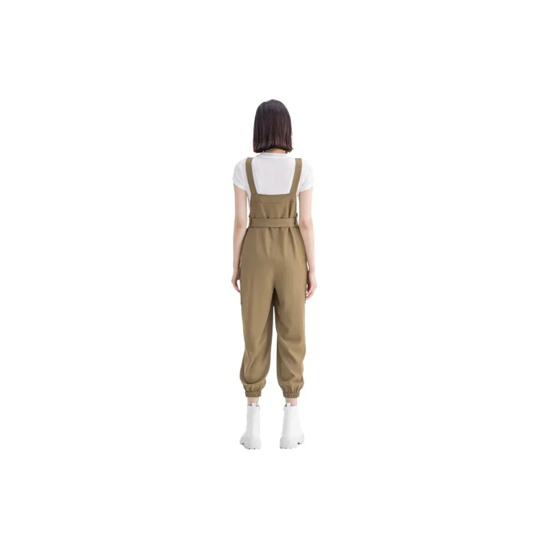 LOFT SHINE Overalls Women's Army Green-1