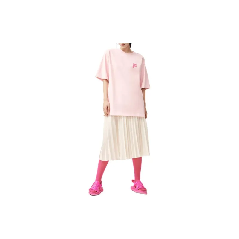 FILA FUSION FOB Series T Shirt Women's Youth Pink-2