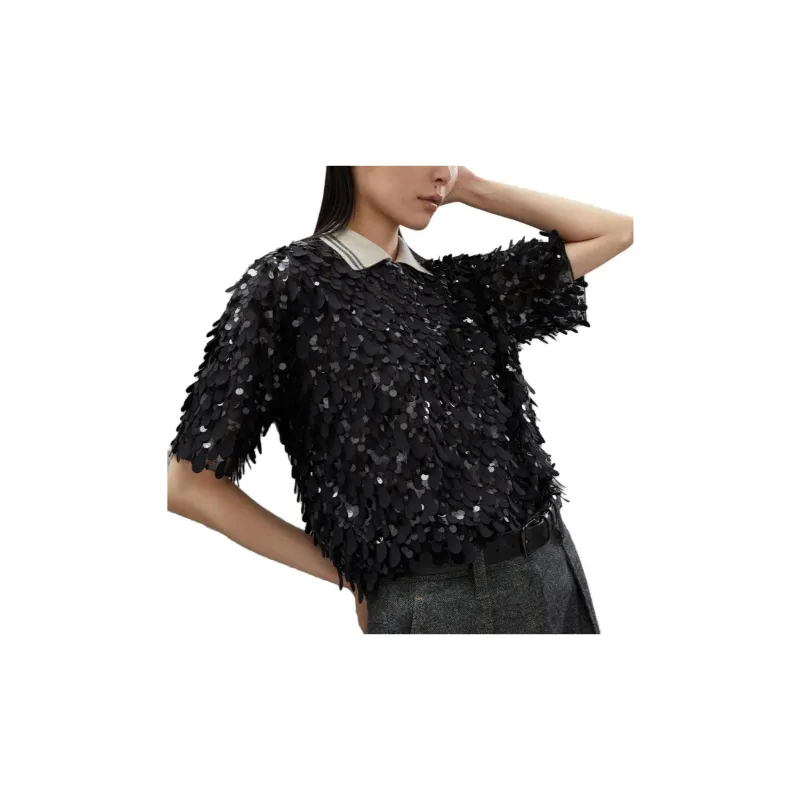 Brunello Cucinelli T Shirts Women's Black-4