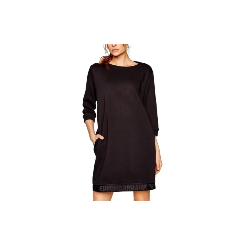 EMPORIO ARMANI Long Sleeved Dresses Women's Black-2