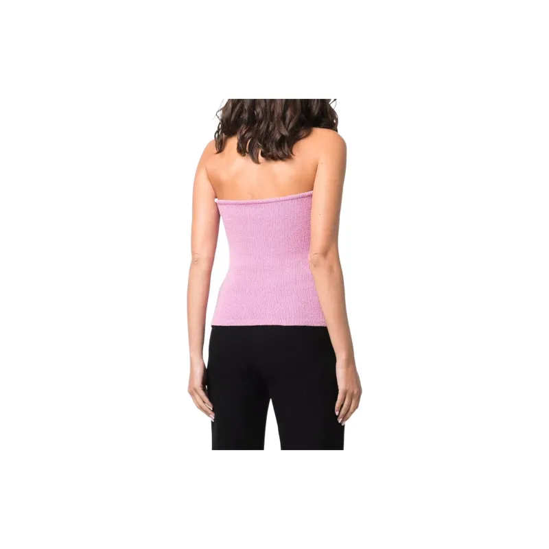 NANUSHKA Strapless Tops Women's Pink-2