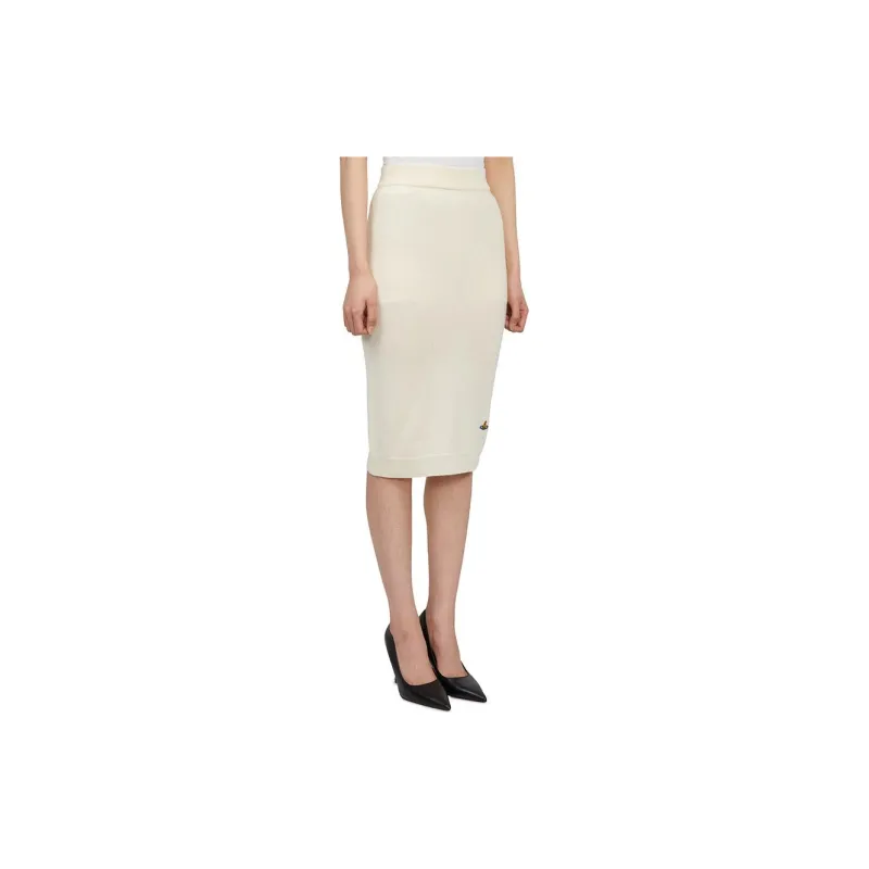 Vivienne Westwood Casual Long Skirts Women's Beige-4